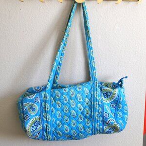 Vera Bradley Retired Bermuda Blue Small Duffel Bag